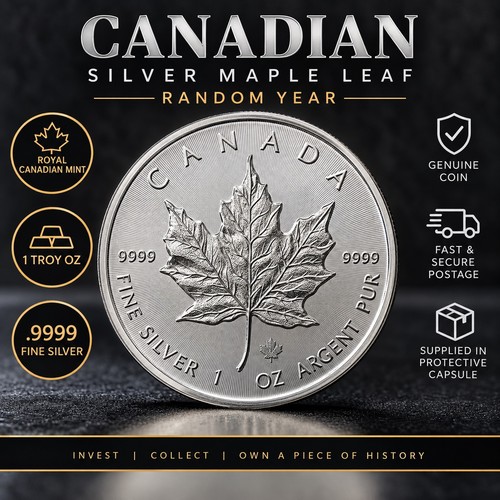 1oz silver maple leaf 9999 - silver,