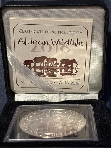 2018 1oz 999 - somalia, elephant