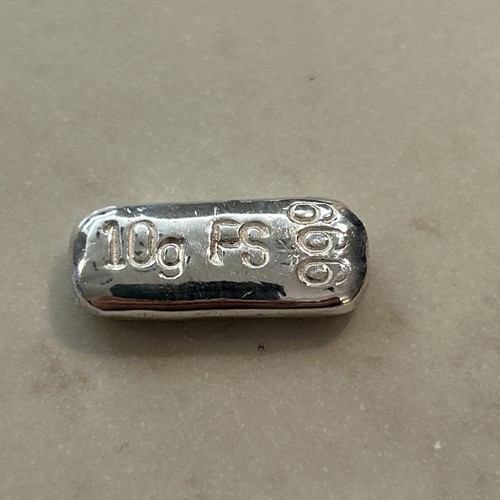 Silver ingot bar 10grams - ingot,