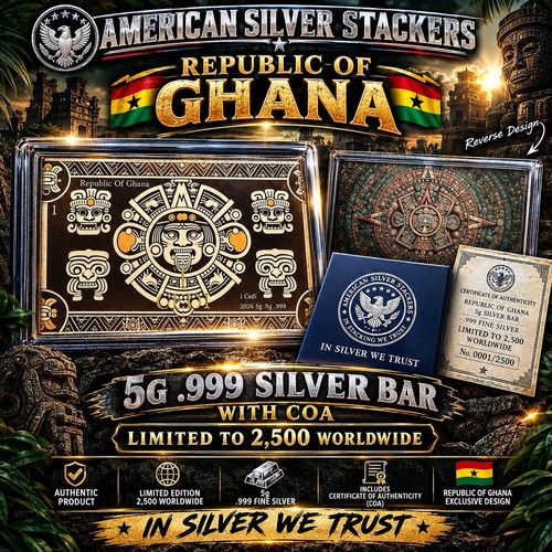 American silver stackers - american,