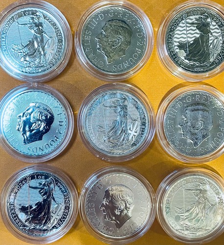 1oz 999 fine silver britannia - silver,