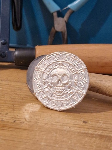 999 fine silver aztec handmade - 999,