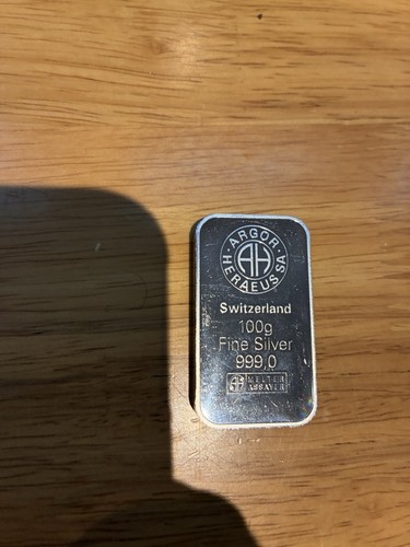 100g fine silver 999 - silver, pure