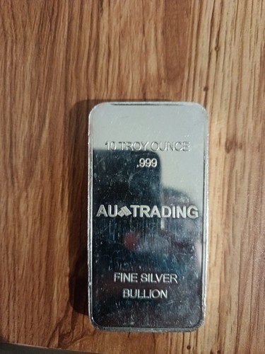 10oz silver bar trading - silver,