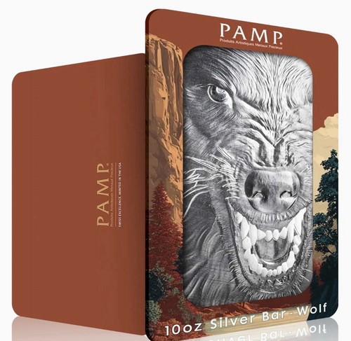 Pamp silver bullion - 10,