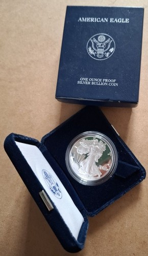 Mint 2001 american silver - mint,