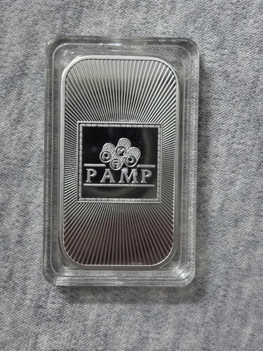 Pamp suisse silver bullion bar - pamp,