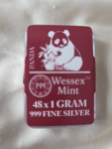 Wessex mint 48x1 gram silver - wessex,