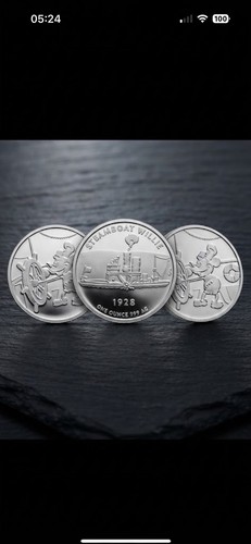 Steamboat willie 1oz 999 fine - steamboat,