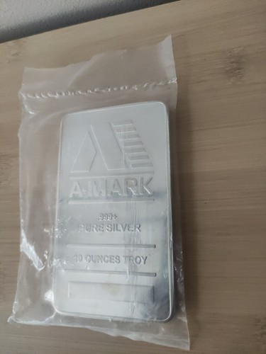 10oz silver bar - bar, (sealed)