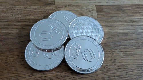 1oz silver rounds - 5x,
