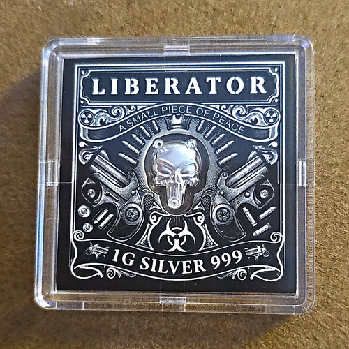 Liberator silver bar - liberator, 1g