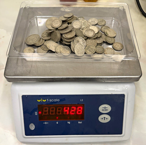 Silver coins - silver,