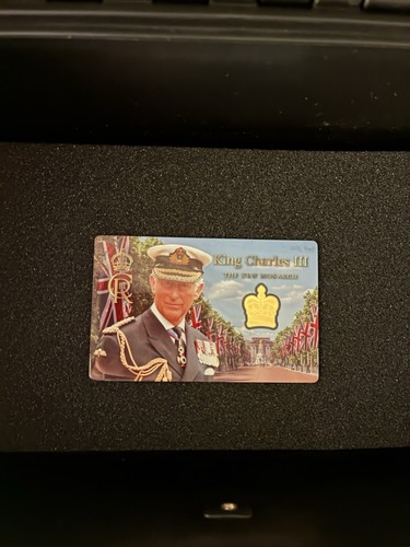 King charles iii bullion card - king,