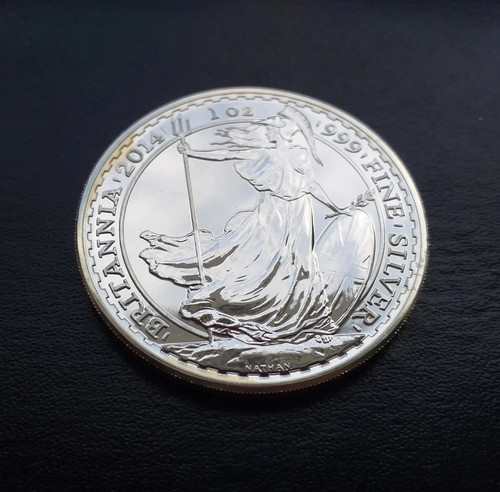 2014 1oz silver britannia coin