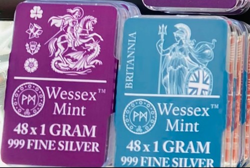 Fine silver bullion - x,
