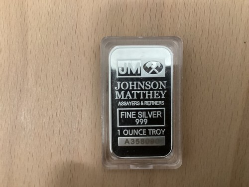 Silver colour ounce bar - jm, 1