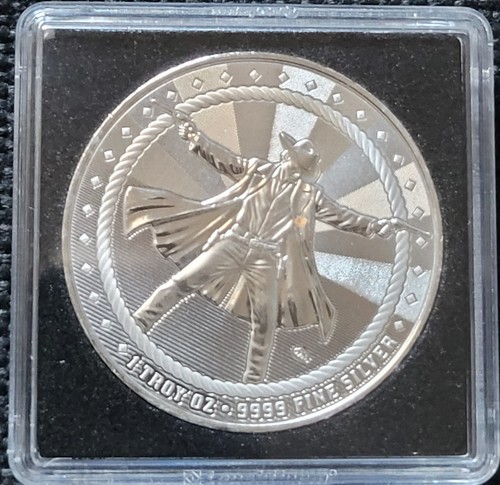 Gunslinger silver round - 1, oz