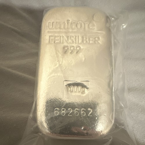 Umicore 999 fine silver bar - umicore,