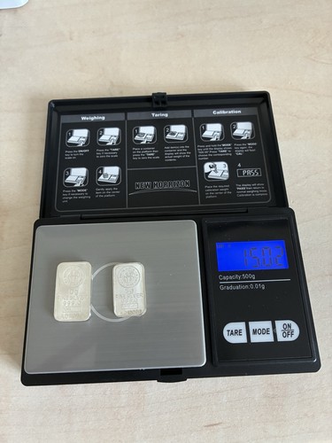 Silver bullion bars - silver,