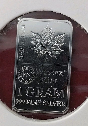 999 silver bar fine - silver, 1g