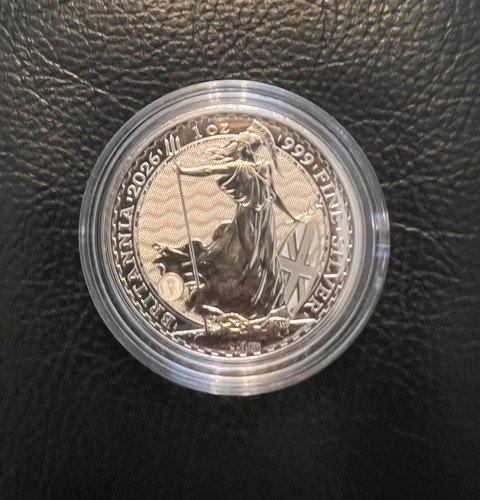 1oz silver britannia coin - silver,