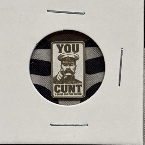 1gram 999 silver - you, bar