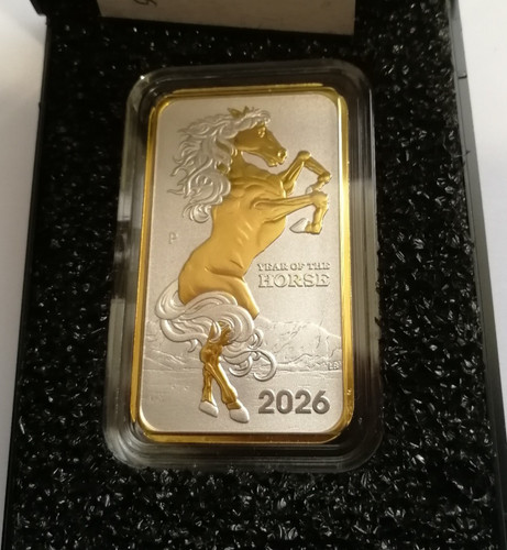 Silver bullion bar - bar, 2026