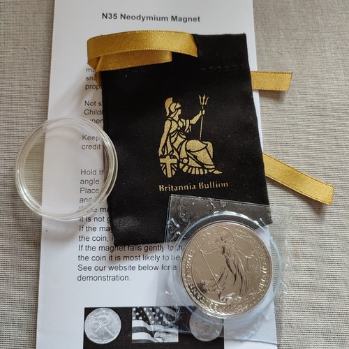 2012 1oz silver britannia coin - silver,