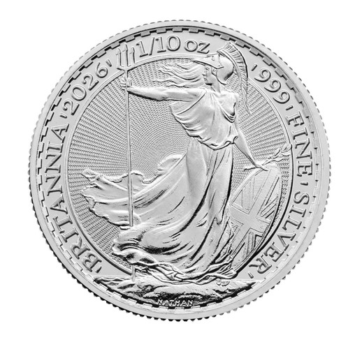 2026 10oz silver britannia - 1/10oz,