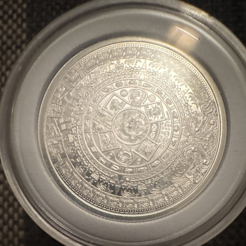 Aztec silver coin - oz,