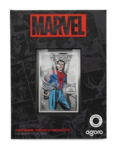 Agoro marvel spider man 1oz - marvel, spider-man